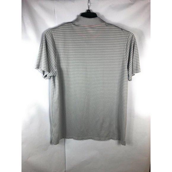 Foundry Men's 2XL Polo Short Sleeve Button Gray Polyester Blend Adult Shirt A10 - Picture 4 of 4